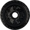 Ekena Millwork Palmetto Ceiling Medallion (Fits Canopies up to 5"), 20 7/8"OD x 3 5/8"ID x 1 5/8"P, Jet Black CM20PMBLF - alternate 1